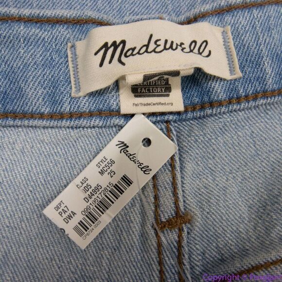 NEW Madewell High-Rise Slim Crop Boyjean in Dumas Wash: Ripped Edition, 25 - Picture 12 of 16
